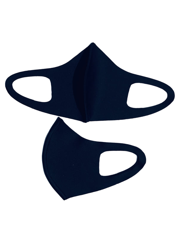 Solid Black 6-Pack Fashion Mask
