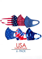 USA 6-Pack Fashion Mask