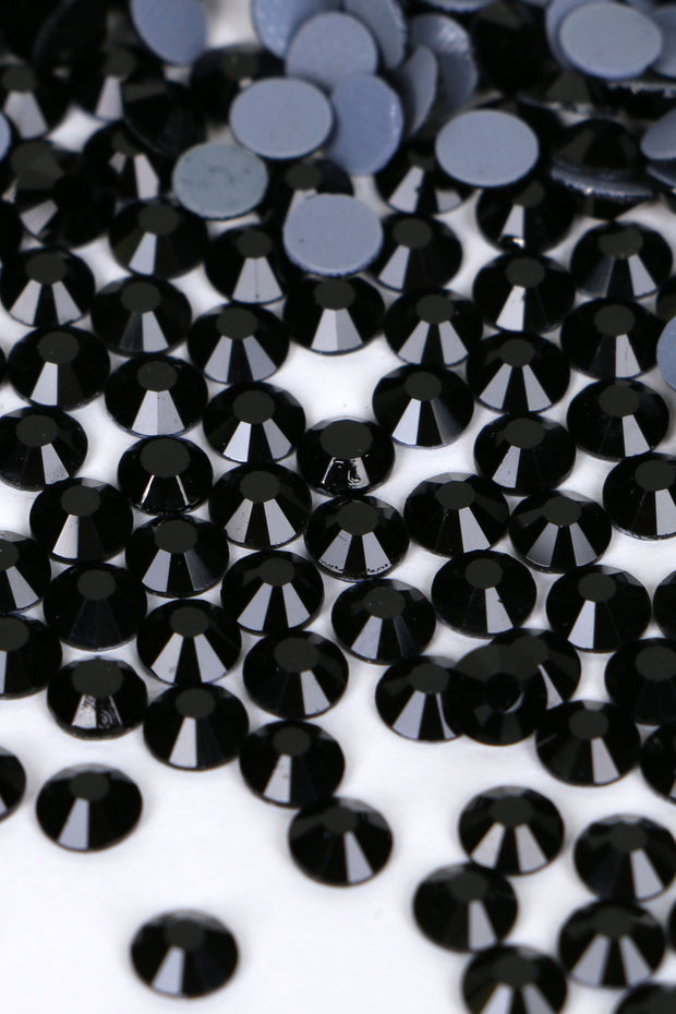 Jet Black Rhinestones 20SS